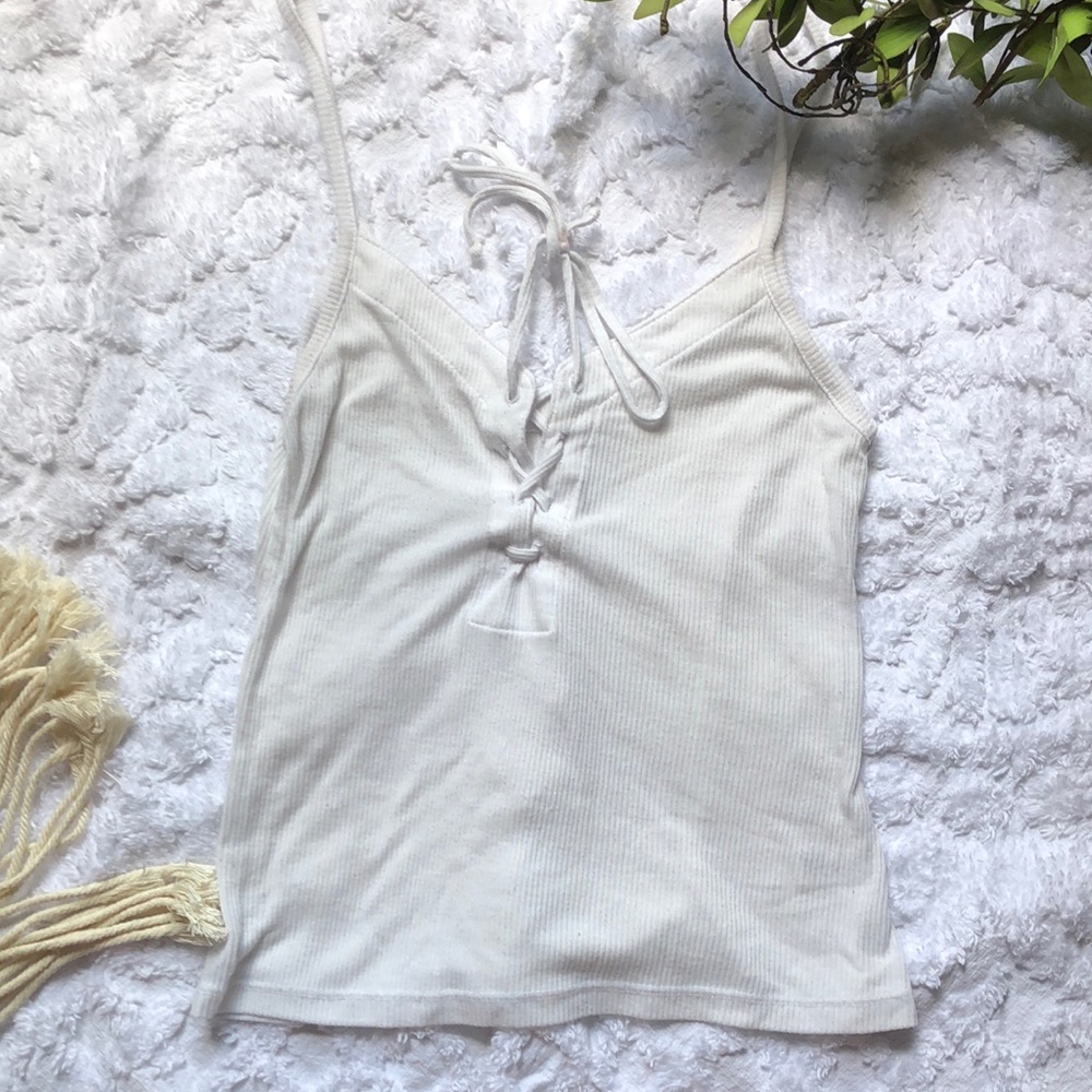 White tank top